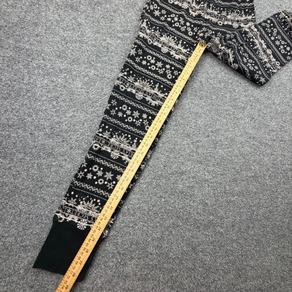 Victoria's Secret Christmas Snowflake Fair Isle Thermal Pajama Set S